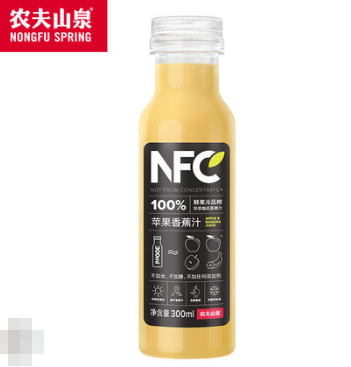 农夫山泉100%NFC苹果香蕉汁